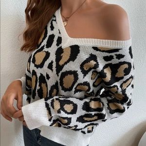 Leopard Print Sweater